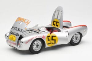 Porsche 550-1500 RS Spyder #55 H. Herrmann Carrera Panamericana 1954 AUTOart 1:18 85470 Métal Moulé — image 2 sur 8