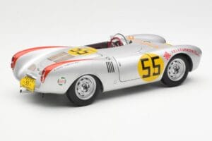 Porsche 550-1500 RS Spyder #55 H. Herrmann Carrera Panamericana 1954 AUTOart 1:18 85470 Métal Moulé — image 3 sur 8