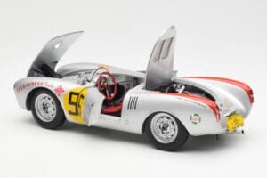 Porsche 550-1500 RS Spyder #55 H. Herrmann Carrera Panamericana 1954 AUTOart 1:18 85470 Métal Moulé — image 5 sur 8