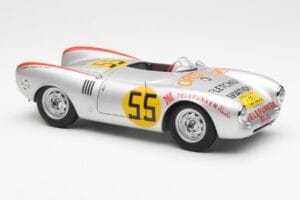 Porsche 550-1500 RS Spyder #55 H. Herrmann Carrera Panamericana 1954 AUTOart 1:18 85470 Métal Moulé — image 6 sur 8