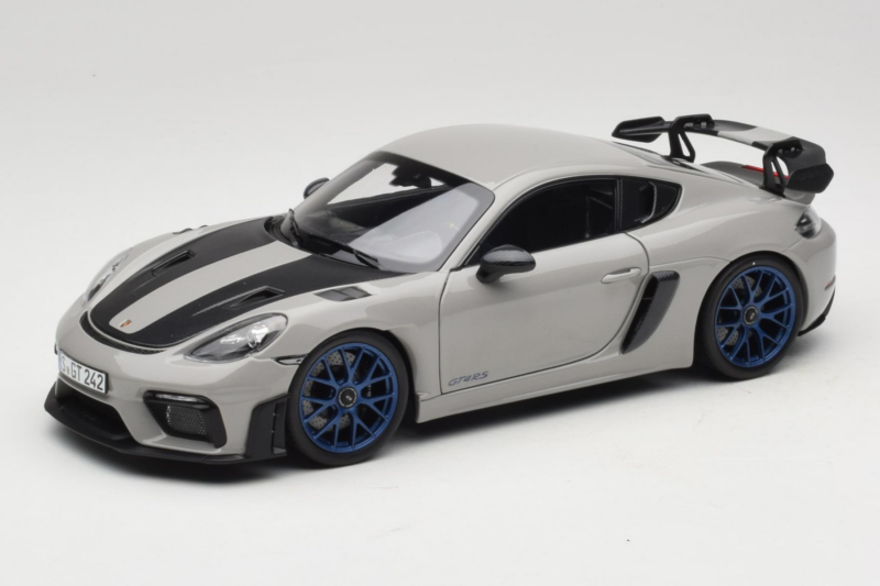 Porsche 718 Cayman 982 GT4 RS Weissach Package Chalk Norev 1:18 187253 Métal Moulé