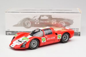 Porsche 906E BP World Record Runs Monza 1967 Minichamps 1:18 100676100 Métal Moulé — image 8 sur 8