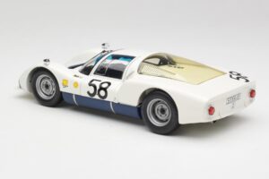 Porsche 906K #58 G. Klass / R. Stommelen 24 Hours of Le Mans 1966 Minichamps 1:18 100666158 Métal Moulé — image 7 sur 8