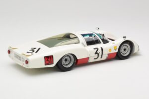 Porsche 906 LH #31 H. Herrmann / H. Linge Porsche System Engineering 24 Hours of Le Mans 1966 Minichamps 1:18 100666131 Métal — image 3 sur 8
