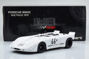 Porsche 908/02 #66A S. McQueen Holtville 1970 AUTOart 1:18 87073 Métal Moulé — image 8 sur 8