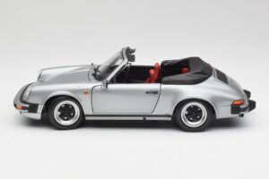 Porsche 911 930 Carrera 3.2 Cabriolet Gris Métallisé Minichamps 1:18 100063034 Métal Moulé — image 4 sur 8