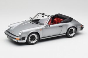 Porsche 911 930 Carrera 3.2 Cabriolet Gris Métallisé Minichamps 1:18 100063034 Métal Moulé