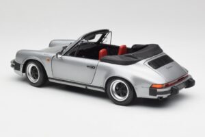 Porsche 911 930 Carrera 3.2 Cabriolet Gris Métallisé Minichamps 1:18 100063034 Métal Moulé — image 7 sur 8