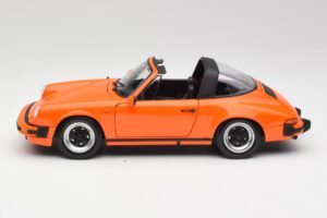 Porsche 911 930 Carrera 3.2 Targa Orange Minichamps 1:18 100063064 Métal Moulé — image 4 sur 8