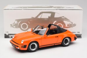 Porsche 911 930 Carrera 3.2 Targa Orange Minichamps 1:18 100063064 Métal Moulé — image 8 sur 8