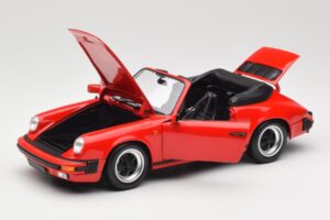 Porsche 911 930 Carrera 3.2 Cabriolet Guards Red Minichamps 1:18 110063030 Métal Moulé — image 2 sur 8