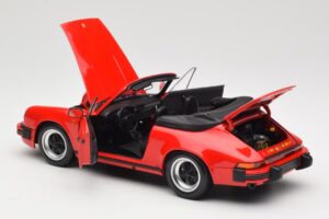 Porsche 911 930 Carrera 3.2 Cabriolet Guards Red Minichamps 1:18 110063030 Métal Moulé — image 5 sur 8