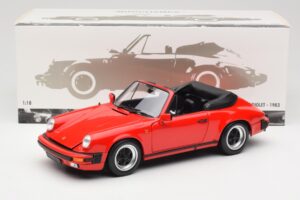 Porsche 911 930 Carrera 3.2 Cabriolet Guards Red Minichamps 1:18 110063030 Métal Moulé — image 8 sur 8
