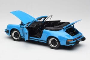 Porsche 911 930 Carrera Cabriolet Bleu Minichamps 1:18 100063032 Métal Moulé — image 5 sur 8