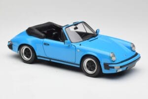 Porsche 911 930 Carrera Cabriolet Bleu Minichamps 1:18 100063032 Métal Moulé — image 6 sur 8