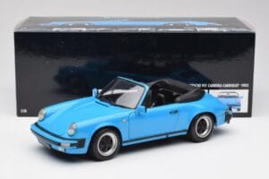 Porsche 911 930 Carrera Cabriolet Bleu Minichamps 1:18 100063032 Métal Moulé — image 8 sur 8
