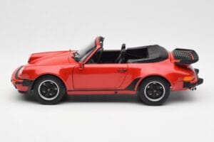 Porsche 911 930 Turbo Cabriolet Rouge Norev 1:18 187664 Métal Moulé — image 4 sur 8