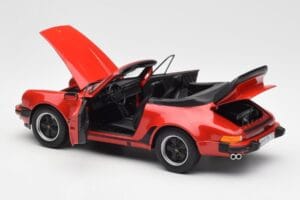 Porsche 911 930 Turbo Cabriolet Rouge Norev 1:18 187664 Métal Moulé — image 5 sur 8