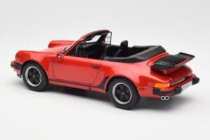 Porsche 911 930 Turbo Cabriolet Rouge Norev 1:18 187664 Métal Moulé — image 7 sur 8