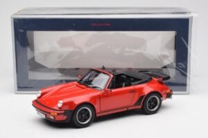 Porsche 911 930 Turbo Cabriolet Rouge Norev 1:18 187664 Métal Moulé — image 8 sur 8