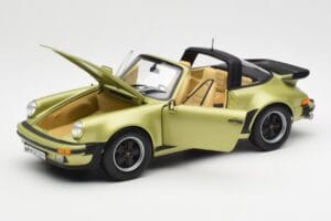 Porsche 911 930 Turbo Targa Vert Métallique Norev 1:18 187526 Métal Moulé — image 2 sur 10