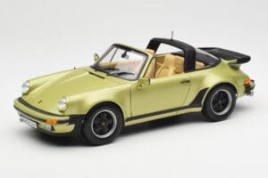 Porsche 911 930 Turbo Targa Vert Métallique Norev 1:18 187526 Métal Moulé