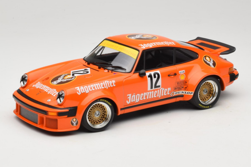 Porsche 911 934 Jagermeister #12 H. Kelleners Winner ADAC Eifelrennen DRM 1976 Minichamps 1:18 155766412 Métal Moulé