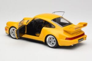 Porsche 911 964 3.8 RS Speed Yellow Solido 1:18 S1803401 Métal Moulé — image 4 sur 7