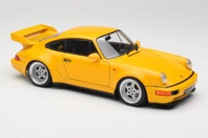 Porsche 911 964 3.8 RS Speed Yellow Solido 1:18 S1803401 Métal Moulé — image 5 sur 7