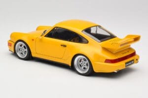 Porsche 911 964 3.8 RS Speed Yellow Solido 1:18 S1803401 Métal Moulé — image 6 sur 7