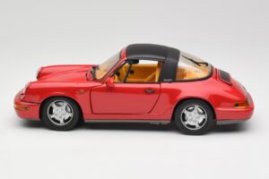 Porsche 911 964 Carrera 2 Targa Rouge Anson 1:18 30305-W Métal Moulé — image 4 sur 8