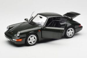 Porsche 911 964 Carrera 4 Vert Métallique Norev 1:18 187321 Métal Moulé — image 2 sur 8