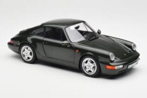 Porsche 911 964 Carrera 4 Vert Métallique Norev 1:18 187321 Métal Moulé — image 6 sur 8