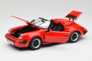 Porsche 911 964 Speedster Rouge Maisto 1:18 37800-M2 Métal Moulé — image 2 sur 8