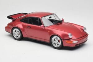 Porsche 911 964 Turbo Rouge Minichamps 1:18 155069102 Métal Moulé — image 4 sur 6