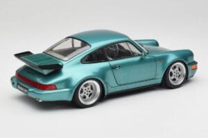 Porsche 911 964 Turbo Wimbledon Green Metallic Solido 1:18 S1803407 Métal Moulé — image 3 sur 8