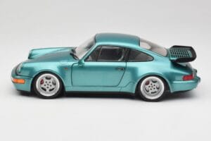 Porsche 911 964 Turbo Wimbledon Green Metallic Solido 1:18 S1803407 Métal Moulé — image 4 sur 8