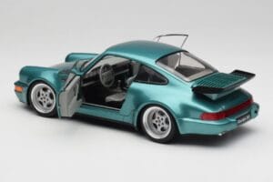 Porsche 911 964 Turbo Wimbledon Green Metallic Solido 1:18 S1803407 Métal Moulé — image 5 sur 8