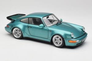 Porsche 911 964 Turbo Wimbledon Green Metallic Solido 1:18 S1803407 Métal Moulé — image 6 sur 8