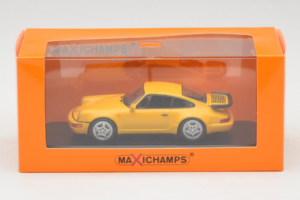 Porsche 911 964 Turbo Jaune MaxiChamps 1:43 940069104 Métal Moulé — image 4 sur 4