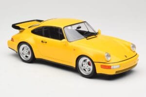 Porsche 911 964 Turbo Jaune Minichamps 1:18 155069100 Métal Moulé — image 4 sur 6