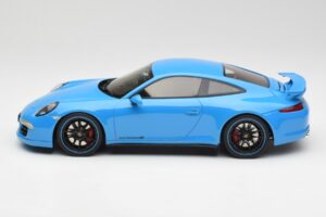 Porsche 911 991 Carrera 4S Aerokit Bleu GT Spirit 1:18 GT085 Résine — image 3 sur 6