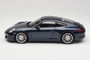 Porsche 911 991 Carrera S Blue Metallic Minichamps 1:18 WAP0210200C Métal Moulé — image 4 sur 8