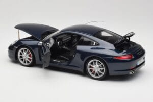 Porsche 911 991 Carrera S Blue Metallic Minichamps 1:18 WAP0210200C Métal Moulé — image 5 sur 8