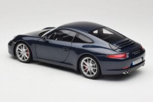 Porsche 911 991 Carrera S Blue Metallic Minichamps 1:18 WAP0210200C Métal Moulé — image 7 sur 8