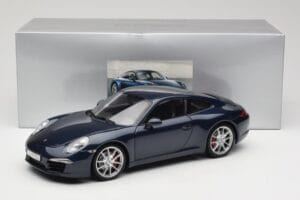 Porsche 911 991 Carrera S Blue Metallic Minichamps 1:18 WAP0210200C Métal Moulé — image 8 sur 8