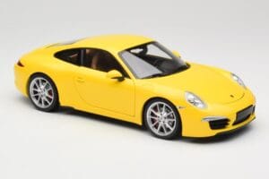 Porsche 911 991 Carrera S Racing Yellow Minichamps 1:18 100061021 Métal Moulé — image 6 sur 8