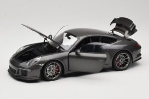 Porsche 911 991 GT3 Grey Metallic Minichamps 1:18 110062720 Métal Moulé — image 2 sur 8