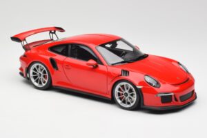 Porsche 911 991 GT3 RS Guards Rouge Jantes Argent AUTOart 1:18 78165 Métal Moulé — image 6 sur 8