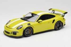 Porsche 911 991.1 GT3 RS Lizard Green & Stripes Minichamps 1:18 155066224 Métal Moulé
